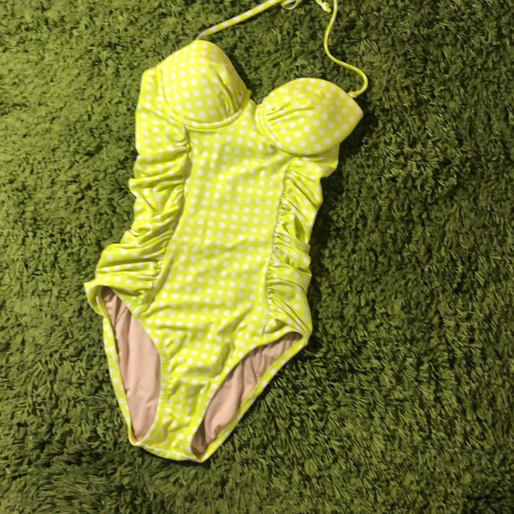 J. Crew polka dot swimsuit